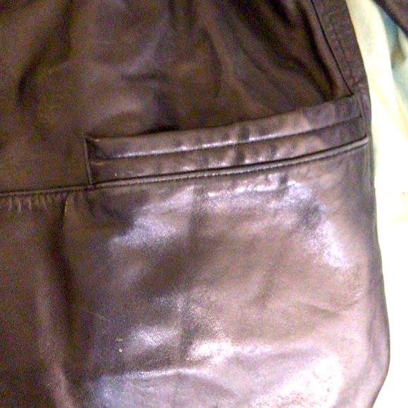 Vintage Wilson Leather Womens Black Coat Sz S One Button Shawl Collar Classic - Picture 4 of 10